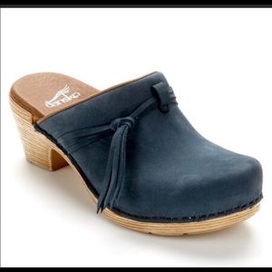 Dansko black clogs/mules